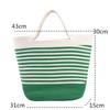 New Cotton Woven Bag for Women Handmade Cotton Ladies Large Capacity Shopper Bag