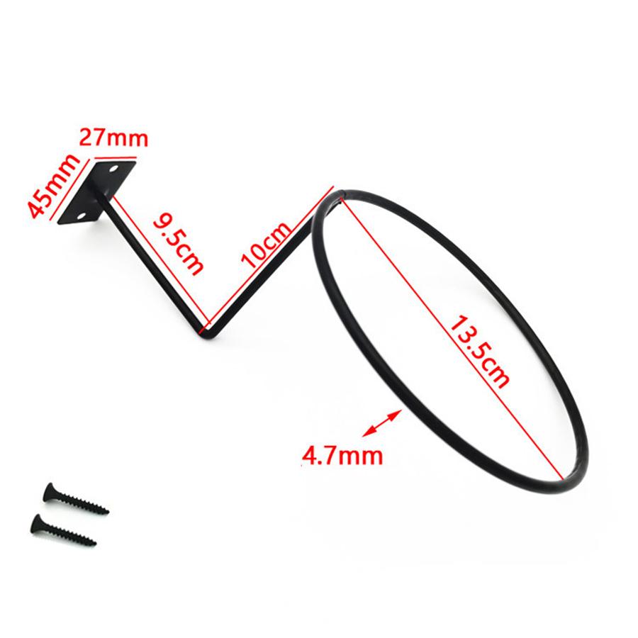 3x Wall Mount Motorcycle Helmet Storage Holder Hook Hat Cap Rack Hanger Display