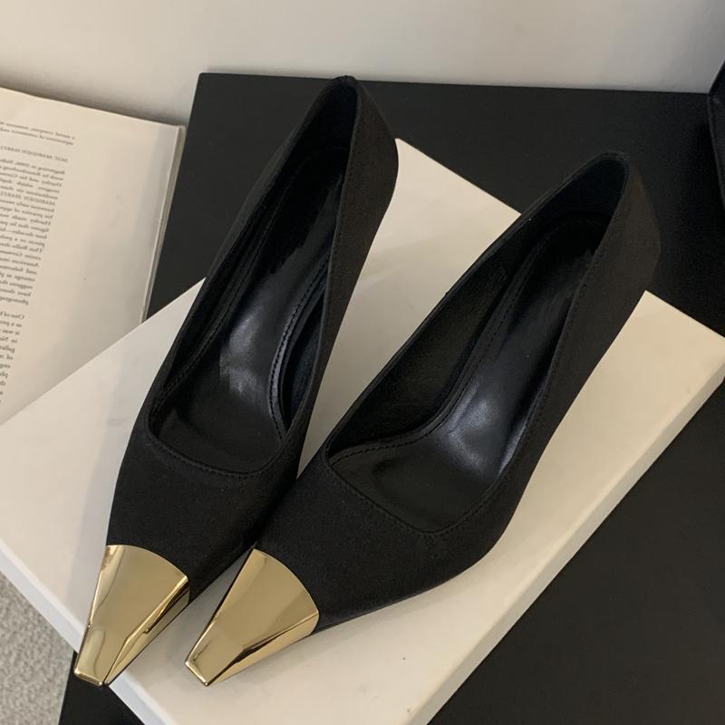 Модная дизайнерская обувь Eilyken Весна Женские сексуальные туфли-лодочки с острым носком и тонким низким каблуком Элегантные банкетные туфли-мюли Zapatos Mujer