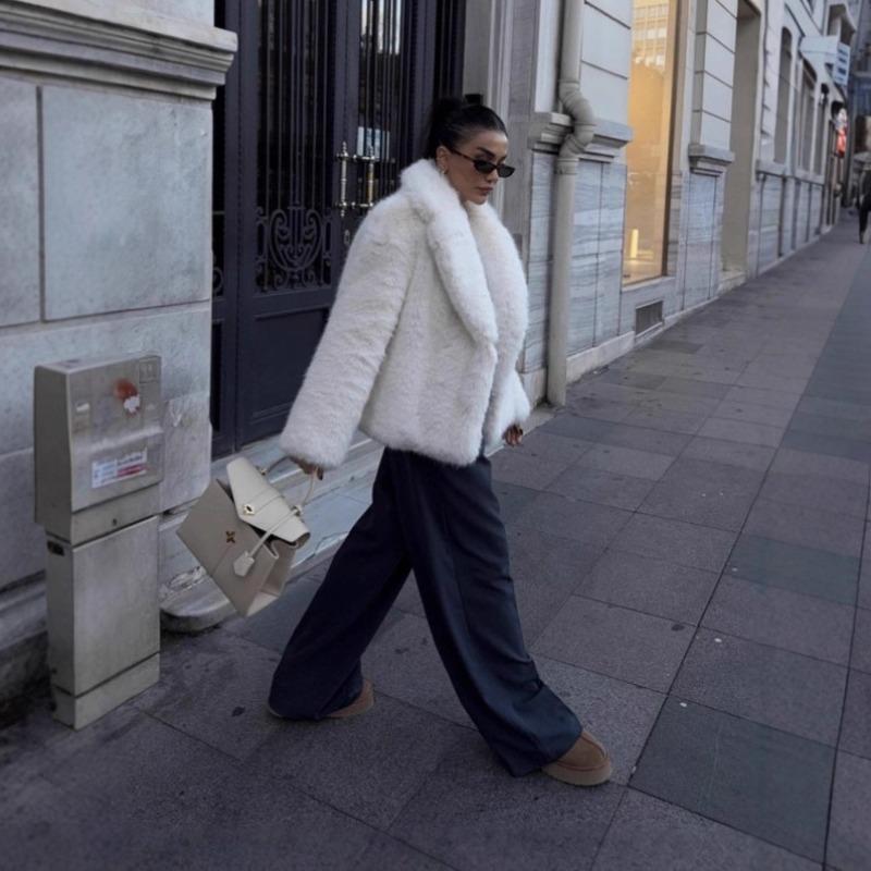 Spice girl с высоким темпераментом, искусственный мех, экологически чистый, пушистый, короткий, теплый, свободный, универсальный, модный, новый, зимний, для девочек