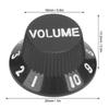 3PCS 2T1V Volume Tone Knobs Plastic Material Speed Control Knobs  Electric Guitar