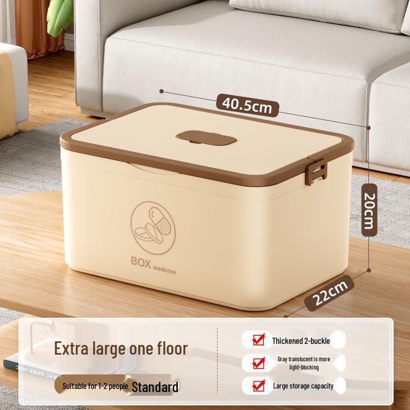 Портативный многослойный ящик для лекарств: Бытовой аварийный набор для хранения первой помощи
