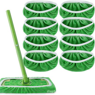 Совместимость с тканью для швабры Swiffer Mop Flat Mop, сменный чехол для впитывающей воды, для влажной и сухой уборки в домашних условиях
