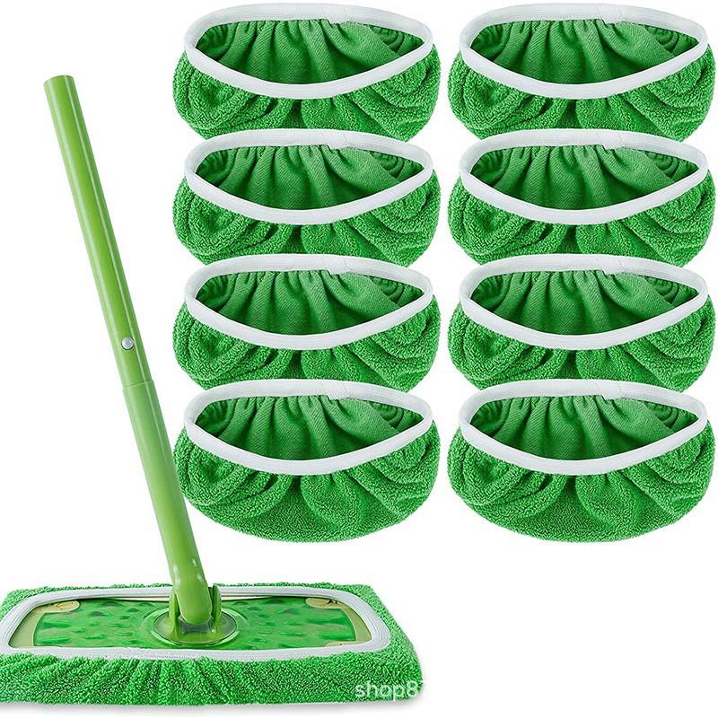 Совместимость с тканью для швабры Swiffer Mop Flat Mop, сменный чехол для впитывающей воды, для влажной и сухой уборки в домашних условиях