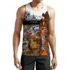 Спортивный жилет с 3D-печатью, летняя мужская майка Y2k без рукавов, мужской топ с игровым животным, оверсайз, модная уличная футболка