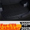 Sinjayer коврик для багажника автомобиля, водостойкий автомобильный коврик для багажника, плоская боковая подкладка для багажника, подходит для Cadillac CT5 21 22