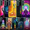 The Mandala Chakra Insist Yoga Phone Case For Samsung A02 A03 A03S A04 A04S Galaxy A55 A35 A25 A15 S10 Lite A9 A8 A7 A6 Plus A90