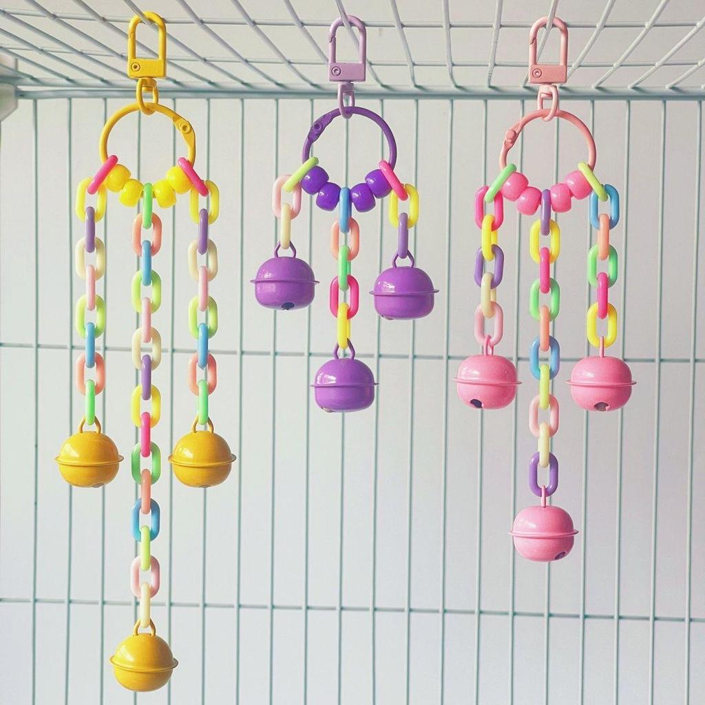 Акриловая жевательная игрушка и украшение для клетки для попугаев, корелл и волнистых попугайчиков