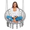 Hanging Garden Swing Chair Boho Gray