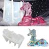 3D Unicorn Mold Silicone Epoxy Resin DIY Crafts Mold Horse Mold Plaster Molds
