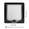 Cat Flap Door With 4 Way Lock Security Flap Door Small Pet Supplies Cat Puppy Safety Gate For Dog Cat Kitten Dog Cat Flap Door