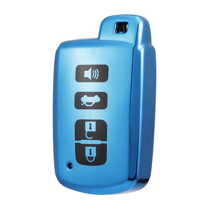 Чехол для дистанционного ключа из ТПУ для Toyota Avalon Camry Corolla RAV4 Highlander Auris CHR Land Cruiser, автоаксессуары