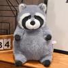 Amazon Hot Raccoon Plush Doll Children'S Doll Grey Raccoon Doll Plush Toy Little Raccoon