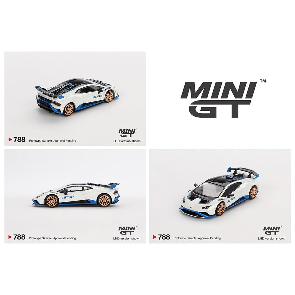 MINI GT Масштаб MiJo TOYS LAMBORGHINI HURACAN STO США MiJo Эксклюзив Lamborghini Huracan STO Bianco Asopo 164 - (БЬЯНКО АСОПО) - (белый) MGT00788-BL