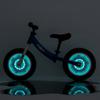 Balance bike, children's bike, inflatable wheels, 12 light-up wheels