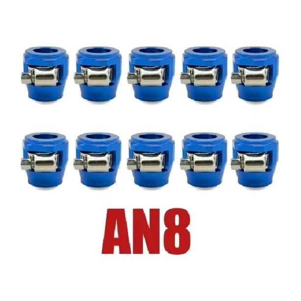 10 шт. AN4 AN6 AN8 AN10 AN12 Автомобильный Хомуты для Шлангов Радиатора Модифицированные Топливные Водяные Трубки Зажим Пряжка Фитинг Масляные Хомуты для Шлангов Конечный Фиксатор
