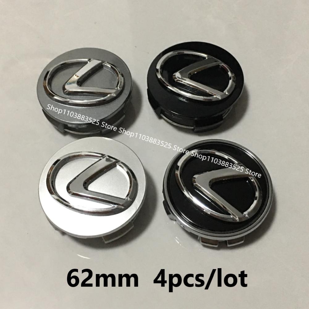 4pcs 62mm Car Wheel Hub Center Caps for Lexus RX300 NX300 CT LS LC RZ IS NX IS350 ES300 GS350 CT200h GX460 LX570 UX260 F Hubcap ADT1