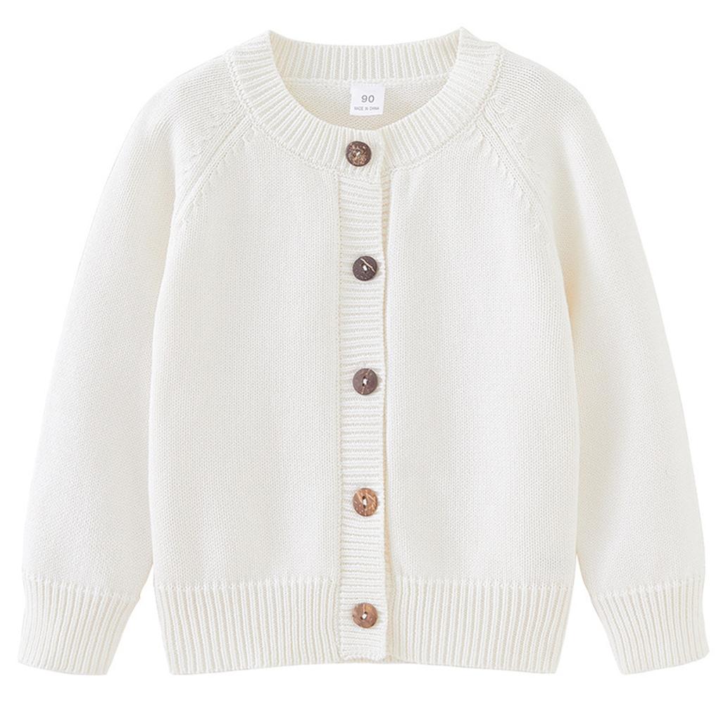 Children's Fashion Casual Cardigan Knitted Long Sleeve  Top