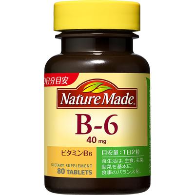 Nature Made B-6 80 таблеток Витамин B1 основной препарат Витамины Витамин B1 основной препарат