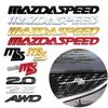 3D Metal Car Styling AWD 2.0 2.5 Emblem Car Rear Tail Trunk Sticker For M3 M5 MAZDASPEED MS Badge Decal Front Grill Decor