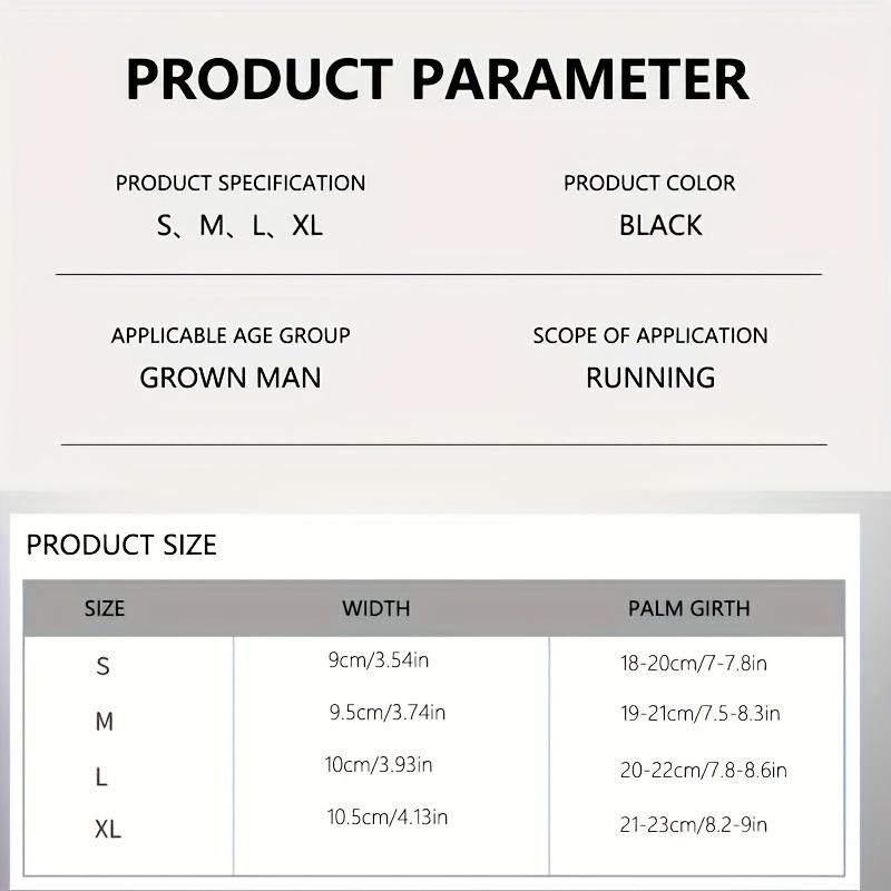 1 пара полупальцевых нескользящих высокоэластичных впитывающих пот дышащих спортивных перчаток для рук, подходящих для езды на велосипеде, рыбалки и других видов спорта