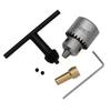 Micro Motor Drill Chuck Clamping 0.3-4mm Taper Mounted Drill Chuck With Chuck Key 3.17mm Brass Mini Electric Motor Shaft