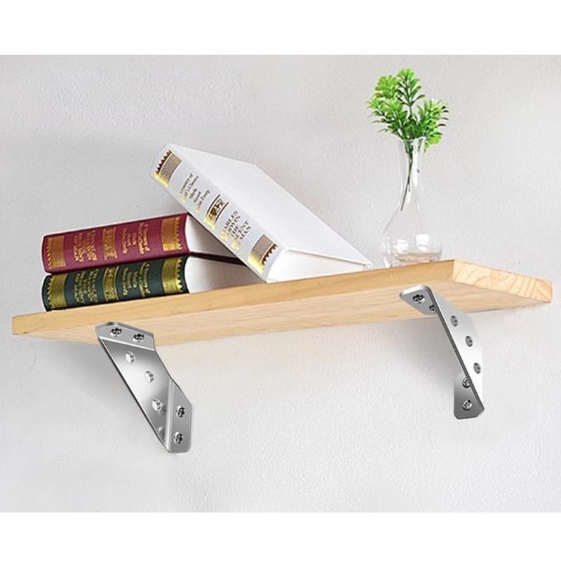 20 шт. универсальные угловые соединители для мебели, угловые кронштейны из нержавеющей стали, угловые кронштейны для мебели