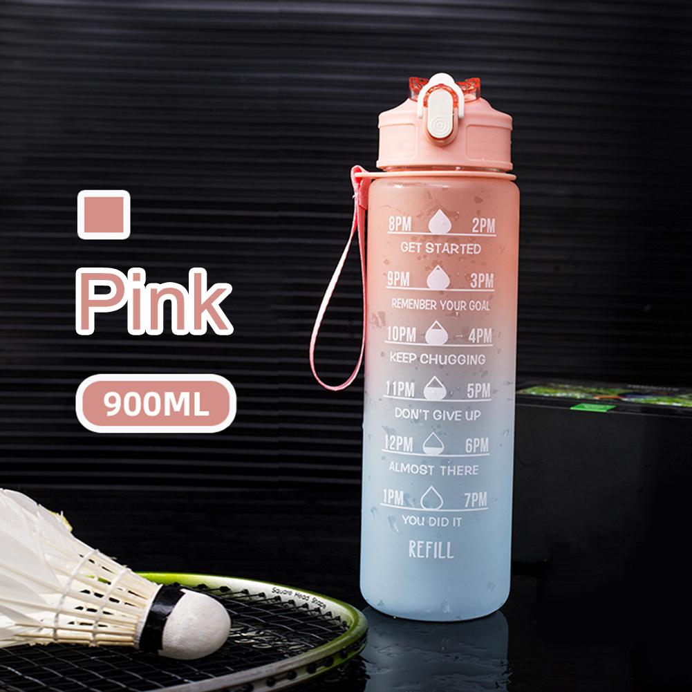 900 мл матовая бутылка для воды, уличный спортивный дорожный тренажерный зал, бутылки для питья, чайник