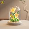 Moc Вечный букет Витрина Микро Строительный Блок Цветок Модель DIY Домашний Настольный Растение Декорация Кирпичная Игрушка Для Детей
