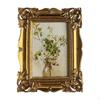 Ornate Picture Frame, Photo Display 6 Inch European Centerpiece Gold Embossed Tabletop