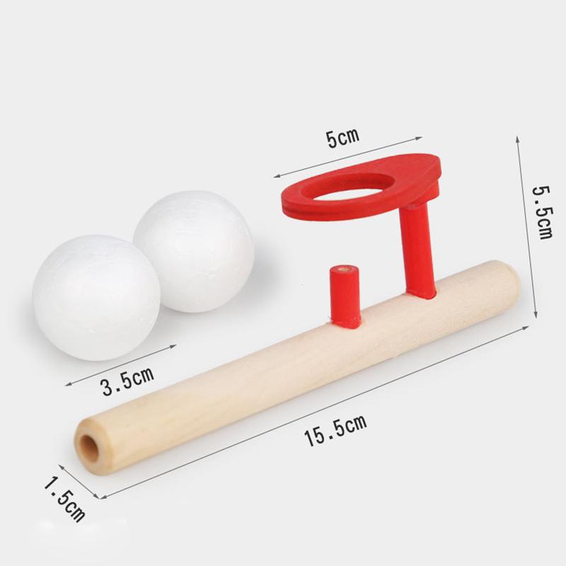 Kids Floating Blow Pipe Ball Game Stress Reliever Balance Blowing Toys Educational Parent-child Games Training Lung Capacity Toy