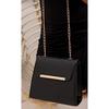 Women's Black Chain Strap Shoulder Bag