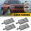 Набор из 4 ручек замка двери для серого Chevrolet Silverado 1500 2500 3500 2007-2013