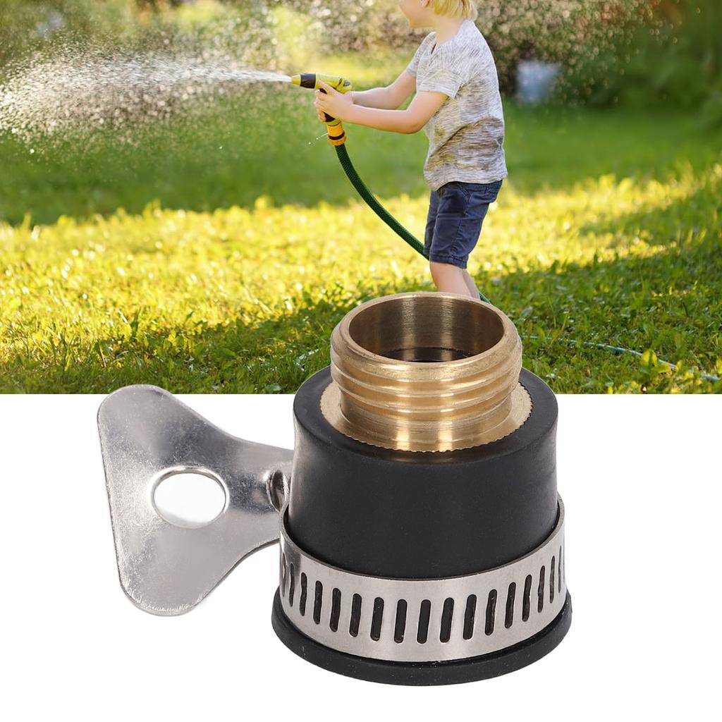 Faucet Tap Connector Adapter Universal Garden Kitchen Water Hose Pipe Quick Joint 1/2in White