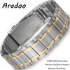 Premium Titanium Steel Bracelets for Men with 3X Ultra Strenth Magnetic Wristband Jewelry Gifts