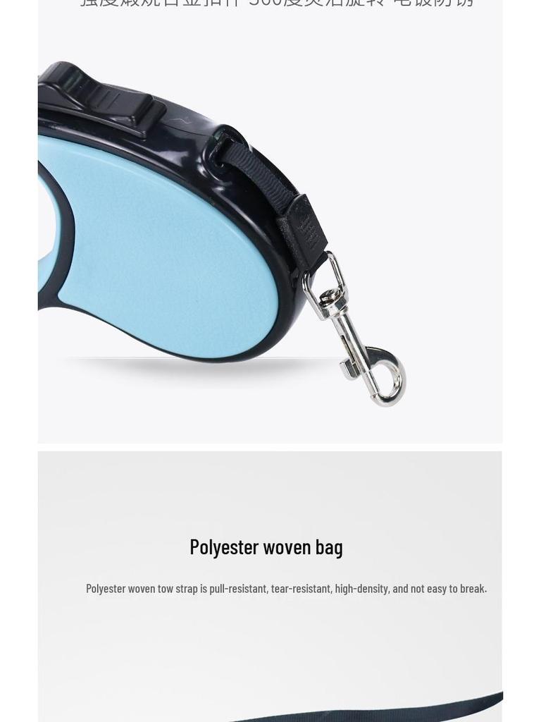 Spot Dog Automatic Retractable Leash - 3/5M Shock-Absorbing, Explosion-Proof for Small/Medium Breeds