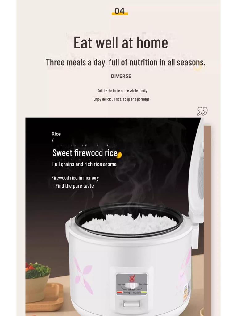 Многофункциональная автоматическая рисоварка Triangle — подлинная винтажная модель, емкость от 2 л до 6 л