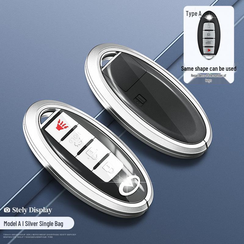 Чехол для ключа Infiniti QX50/QX60/QX70L: Стильный унисекс чехол для пульта с пряжкой