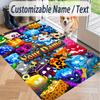 Custom Text Blox Fruits Pattern Floor Rug Soft Indoor Carpet Mat Living Room Bedroom