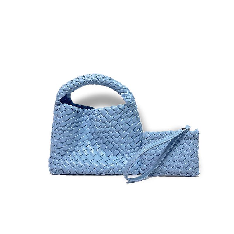 Niche Handwoven Phone and Coin Crossbody Bag: Mother-Child Collection