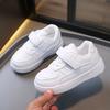Кроссовки Tenis, детская весенне-осенняя новая спортивная обувь для мальчиков и девочек, повседневная обувь для досок, кожаные детские маленькие белые туфли на мягкой подошве