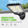 Solar Sensor Wall Light COB LED Waterproof Human Induction Street Lamp Garden Indoor/Outdoor Courtyard Sensor Street Light