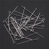 200pcs Eye Head Pins Jewelry Components Accessories Silver Color Iron 32mm
