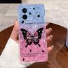 Чехол для Vivo iQOO Z9 Turbo Plus + Чехол Эстетичный Модный Милый Мультяшный Кот Мягкий Силиконовый Задний Чехол Прозрачный ТПУ Чехол для Телефона