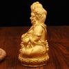 New Yellow God of Wealth Ornament Metal Crafts Office Desktop Home Decoration Goods