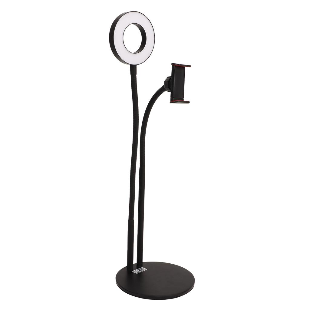 Selfie Ring Ligh Dimmable 3 Color Temperature Desktop LED Circle Light with Stand For Live