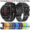 Силиконовый ремешок Quickfit для Garmin Fenix 8 51/47 E 7 7X 6 6X 5 5X Браслет для Enduro 3 Epix Pro Gen 2 26мм 22мм Ремешок для часов