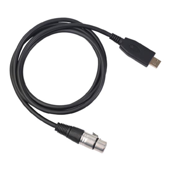 USB Male To XLR Female Microphone Converter Mic Studio Adapter Audio Link Cable