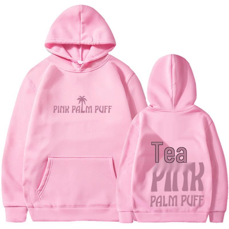 2025 Trending Men's & Women's Coconut Tree Pink Hoodie