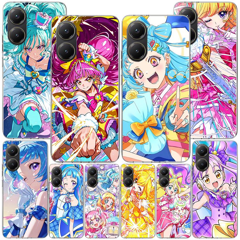 Чехол для телефона Pretty Cure для Xiaomi Poco X7 X6 X5 Pro F7 Ultra Redmi 15C 15 13C 13 12C 12 10 10A 10C 9 9A 9C 9T Покрытие Poco X
